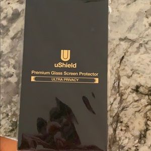 Glass screen protector ultra privacy for iPhone 8